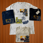 Milano Bulls Statement Patchwork Tee – White Street Print - Image 3